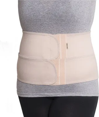 Produktbild von Beige M, Postoperative Stützbandage Rückenstützgürtel Bauchweggürtel Bauchstütze Höhe 24 cm