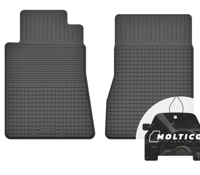 Image de Tapis de sol en caoutchouc pour l'avant, avec bordure, adaptés à toutes les saisons, pour Chrysler PT Cruiser de 2000 à 2010