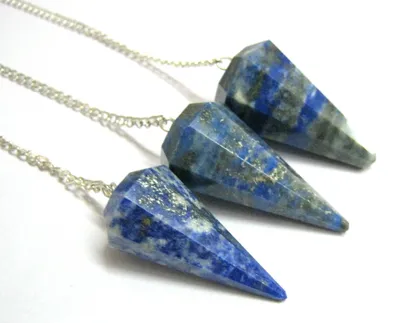 Productafbeelding van Set van Drie Lapis Lazuli Edelstenen voor Meditatie