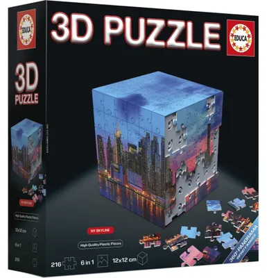 Immagine prodotto di EDUCA 3D Puzzleworld New York, 216 pezzi