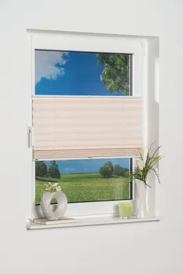 Immagine prodotto di K-home Klemmfix, persiana plissettata in bambù, colore bianco, dimensioni 60 x 130 cm (larghezza x altezza)