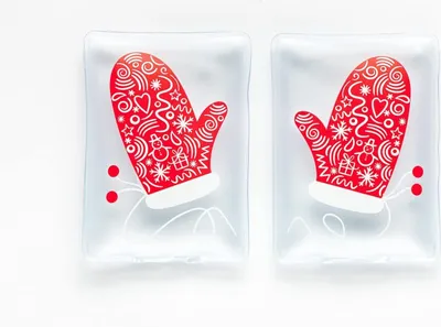 Produktbild von Home-Flair hochwertige Handwärmer I Wiederverwendbare Taschenwärmer I schöne Muster I Verschiedene Designs (2er Set Handschuhe)
