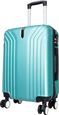 Produktbild von Kleiner Handgepäck Reisekoffer Palma24 39L Hartschale Trolley ABS türkis