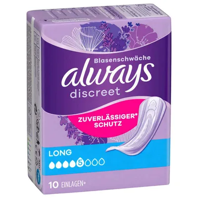 Produktbild von always Discreet Inkontinenz Long 10er (5er Pack)