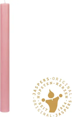 Produktbild von Flachkopf durchgefärbte Stabkerzen Staubrosa 290 x Ø 21 mm, 1 Stück
