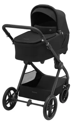Produktbild von Maxi-Cosi Oxford Plus Baby Kinderwagen, mit Sense carrycot, 0–4 Jahre, kompakt zusammenklappbar, Geräumiger Sitz, Sanfte Federung, Twillic Black