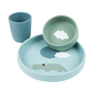 Produktbild von Done by Deer Happy Clouds Geschirrset - Blue