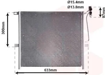 Immagine prodotto di VAN WEZEL 06005369 Condensatore climatizzatore Condensatore climatizzatore per BMW X3 (E83)