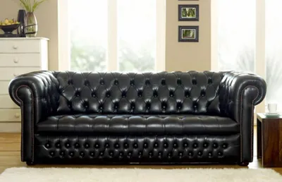 Produktbild von Chesterfield design luxus Sofa Polster couch garnitur Leder 3 Sitzer 106