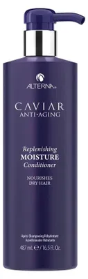 Produktbild von Alterna Haircare Caviar Replenishing Moisture Conditioner, Unisex, Lockiges Haar, trockenes Haar, Gefärbtes Haar, Glattes Haar, Farbschutz, Feuchtigkeitsspendend, Feuchtigkeitsspendend, Nährend, Schutz, Glanz, Glättend,..., 488 ml, Pumpenflasche, Water/Aqua/Eau, Cetearyl Alcohol, Behentrimonium Chloride, Cetrimonium Chloride, Isododecane,...