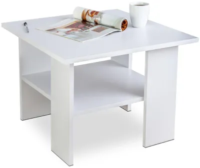 Produktbild von Meble Pitus Couchtisch ST1 60x60 cm quadratisch – Weiß
