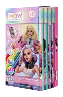 Produktbild von Kredki 48Szt + Poznámky Wow Generation Wow00044 Kids Euroswan
