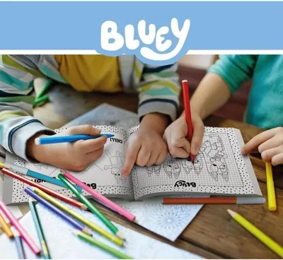 Obrázok produktu pre Lisciani 99382 - Bluey kola kreslenia Sprava na maovanie Psacie dosky Kreslenie Maovanie Kreatvne kreslenie
