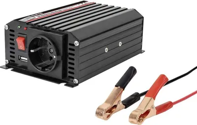 Produktbild von Spannungswandler 300 W, 12V DC auf 230V AC, für Auto, Wohnwagen, Laptop und Smartphone