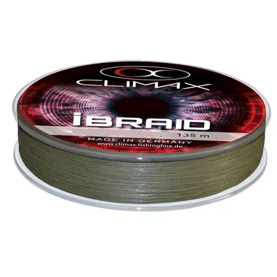 Produktbild von Climax Schnur IBraid Farbe Olive 135m Länge 135m ø 0,16mm