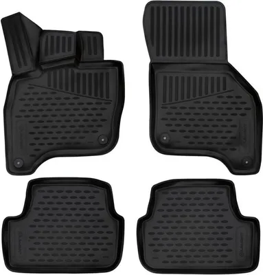 Produktbild von ELEMENT Gummi-Fußmatten 3D für VOLKSWAGEN Golf, 2014->, 4 tlg.