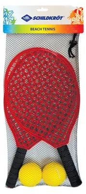 Productafbeelding van SCHILDKRÖT 970130 SCHILDKRÖT Strandtennisset, zwart/rood