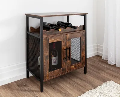 Produktbild von Weinbar-Schrank, ca. 60 x 34 x 79 cm - Braun