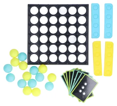 Produktbild von Hüpfballspiel, 2 Farben, 9 Karten, 16 Bälle, interaktiver Eltern-Kind-Desktop