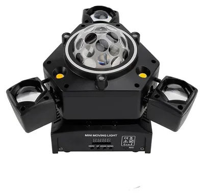 Produktbild von LED Bühnenlicht, 80W Leistungsaufnahme, AC 95V-245V Spannung, DMX512 Steuerung, 25 Steuerkanäle, 2000-82000 Lichtstrom