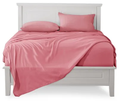 Produktbild von FARFALLAROSSA Bettwäsche-Set für Einzelbett aus 100% Baumwolle, Spannbettlaken f