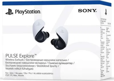 Obrázok produktu pre Sony PULSE Explore, Bezdrôtový, Hranie, Slúchadlá s mikrofónom, Čierna, Biela