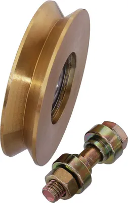 Produktbild von Hochlast Torrolle Laufrolle Schiebetor Rolltür Rolltor Hohlkehle Schiebetür  120mm