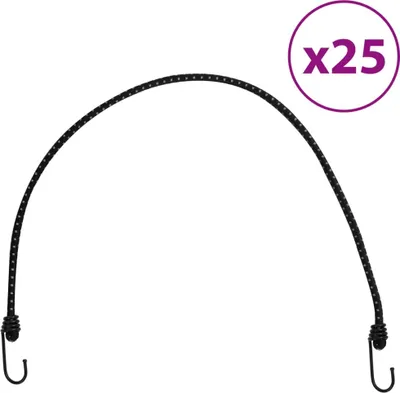 Produktbild von Gummiseile Reflektierend mit Haken 25 Stk. 88 cm