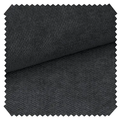 Produktbild von novely® RINGO - Kuscheliger Chenille-Polsterstoff - Schwer Entzündbarer Möbelstoff mit Filzrückseite - Pflegeleichte Meterware 1lfm - Farbe: 27 Schwarz