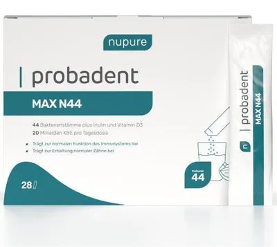 Image de Nupure probadent Max N44 et vitamine D3 en sachets de 28