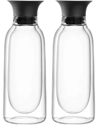 Image de Leonardo bouteille de vinaigre et d'huile DUO, set de 2, bouteille de vinaigre, bouteille, verre, 150 ml, 025609