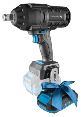 Produktbild von Schlagschrauber Akku 18V bürstenlos Högert Technik, 1000 Nm, 3/4", mit 2,0 Ah Akku – Drehschlagschrauber OneAccuSystem