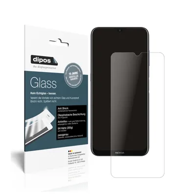Produktbild von 2x Schutzfolie für Nokia G20 matt - Anti-Shock 9H Folie dipos Glass Kunststoffglas