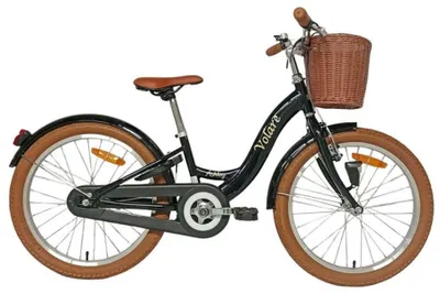 Obrázok produktu pre Detský bicykel Volare Ashley – pre dievčatá – 24 palcov – čierny