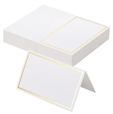 Imagen del producto de Tarjetas de mesa, paquete de 50 unidades, versátiles, ideales para cumpleaños, bodas y comuniones