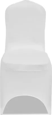 Produktbild von vidaXL Stretch-Stuhlhussen 100 Stk. Weiß