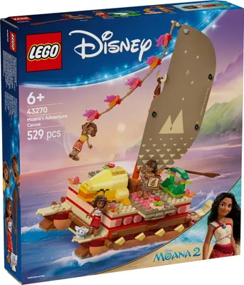 Obrázok produktu pre LEGO Disney Princess Vaiana a dobrodružstvo na kanoe, Stavebnica, 6 rok / roky, Plast, 529 kusov, 687 g