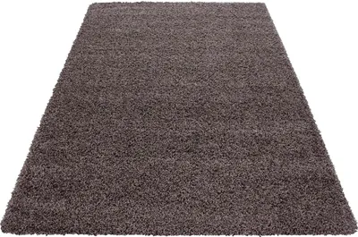 Produktbild von Life Shaggy teppich hochflor rechteckig 60x110cm taupe