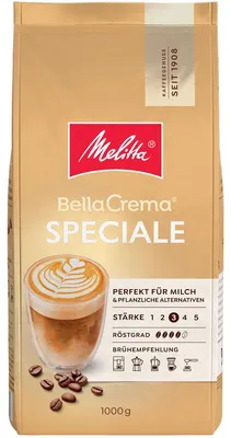 Immagine prodotto di Melitta 771739006 Melitta BellaCrema Speciale Kaffeebohnen Arabicabohnen mild 1,0 kg