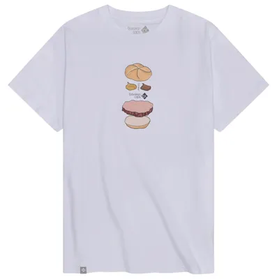 Produktbild von Bavarian Caps T-Shirt , Bavarian Burger Weiß, XL