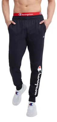 Immagine prodotto di Pantaloni da jogging da uomo Champion, in cotone, leggeri, modello lounge, pantaloni in maglia, lunghezza 78,7 cm