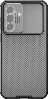 Produktbild von Handyhülle mit Kameraschutz für Galaxy A37, Nillkin CamShield Pro, Durchscheinend mit schwarzen Rahmen