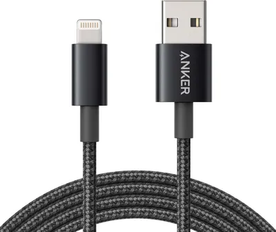 Immagine prodotto di Anker 331 Cavo da USB-A a Lightning (nylon) nero / 3,3 piedi