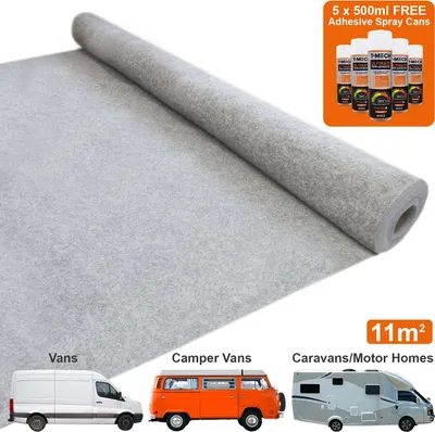 Produktbild von Van Teppich-Verkleidung Autopolsterstoff Dekostoff Bezugsstoff Himmelstoff
