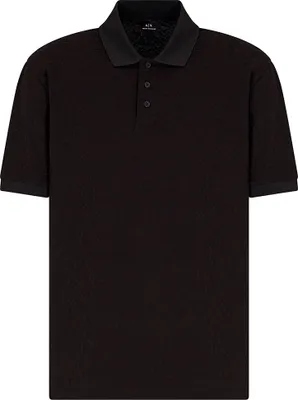 Image de Armani Exchange Xm000477_af10337 Polo à manches courtes Noir L Homme Noir L