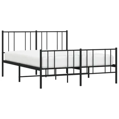 Immagine prodotto di Giroletto con Testiera e Pediera Metallo Nero 120x190 cm