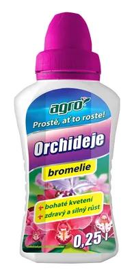 Obrázek produktu pro AGRO CS a.s. Hnojivo pro orchideje a bromélie 0,25 l