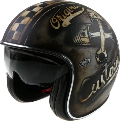 Image de Premier Casque Jet Vintage OP 9 BM, Bronze , M (57/58 cm)