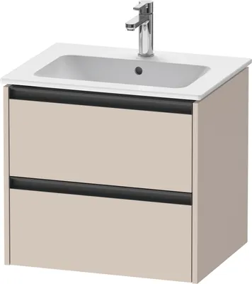 Produktbild von Duravit Ketho.2 Wastafelonderkast 61x48x55 cm Mat Taupe