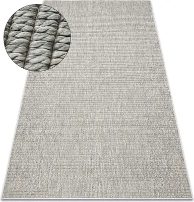 Zdjęcie produktu dla Dywan ORIGI 3583 - sznurkowy SIZAL płaskotkany szary 78x150 cm